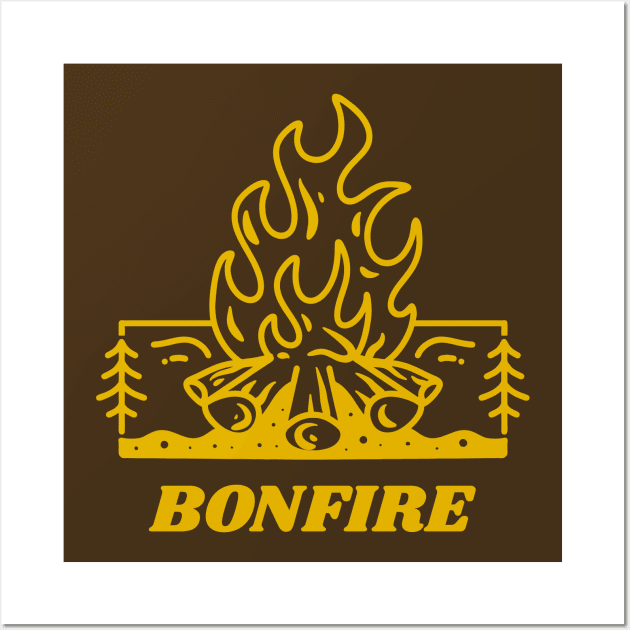 Bonfire Wall Art by adipra std